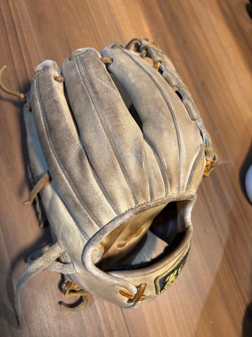 ZETT 硬式グローブ キャメル 内野手用 源田モデル 小指2本