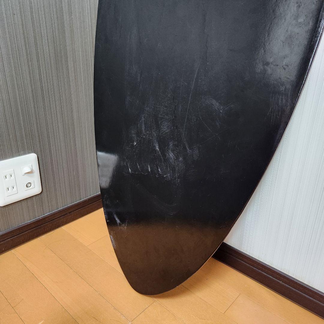 【オールブラック】スキムボード　木製 132cm × 52cm