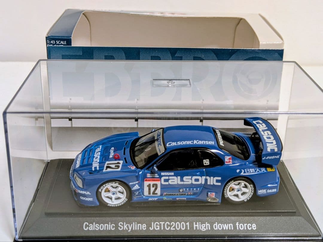 レア CALSONIC SKYLINE '01 High down Force