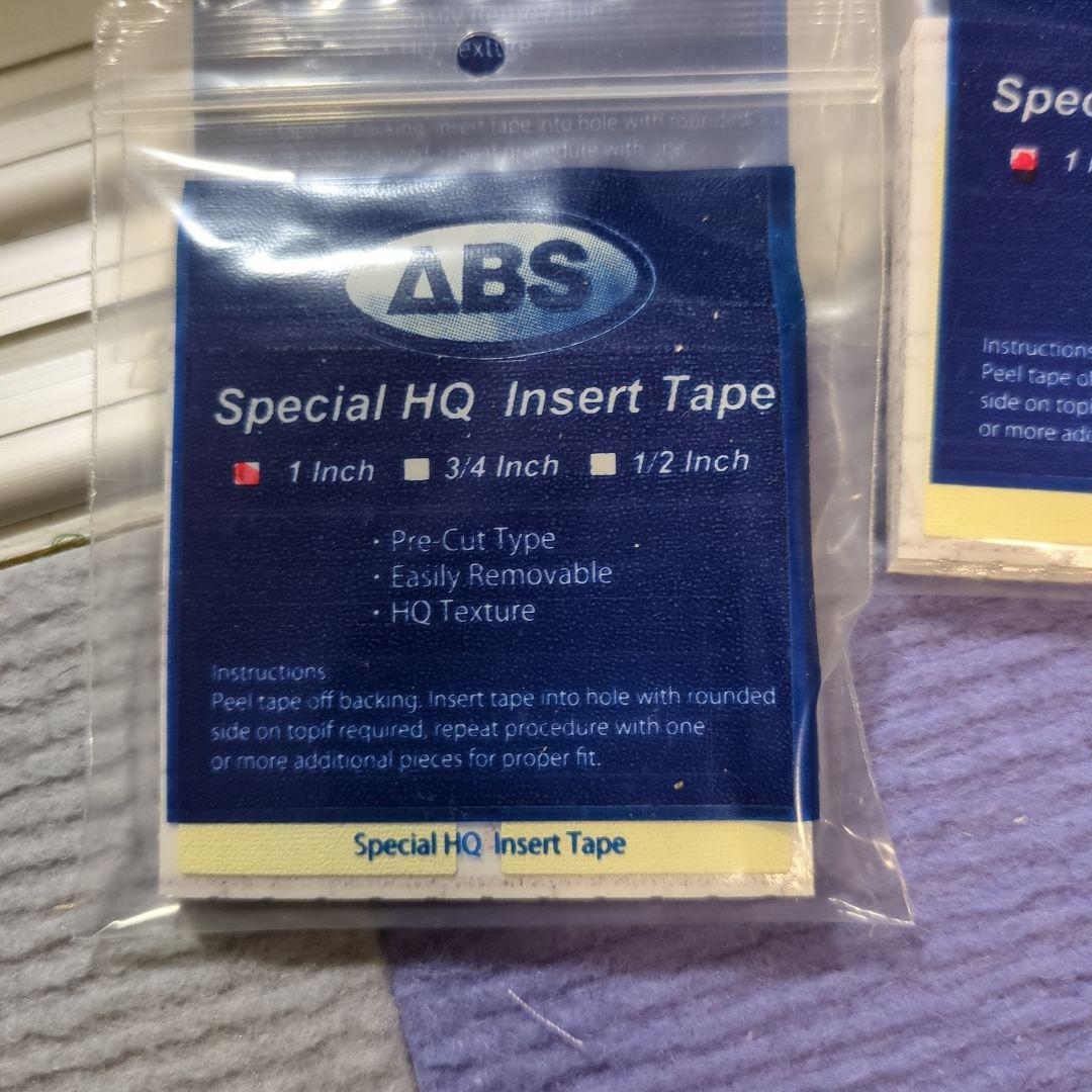 ABS インサートテープ 1インチと3/4インチ