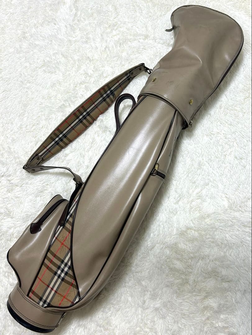 Burberrysバーバリー　ノバチェック　キャディバッグ ベージュ ゴルフ