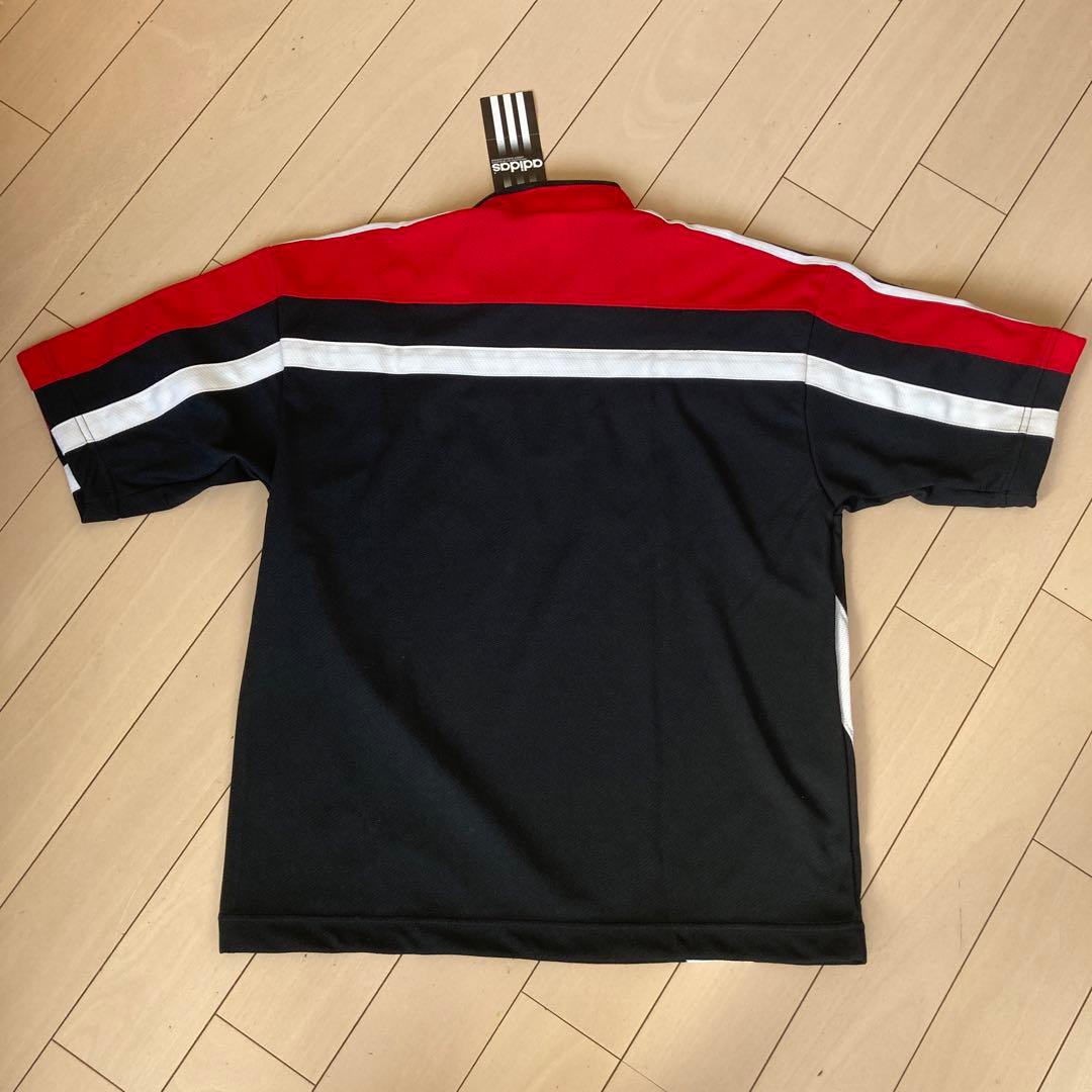90s未使用品デサント製adidas メッシュセットアップ　MLサイズ