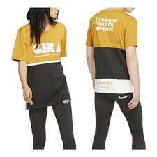 新品未使用　ギャクソウ　GIRA バイカラートップス イエロー　サイズL