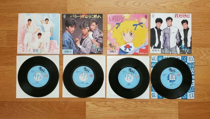 少年隊 16点セット 直筆手形&サイン色紙 【非売品】