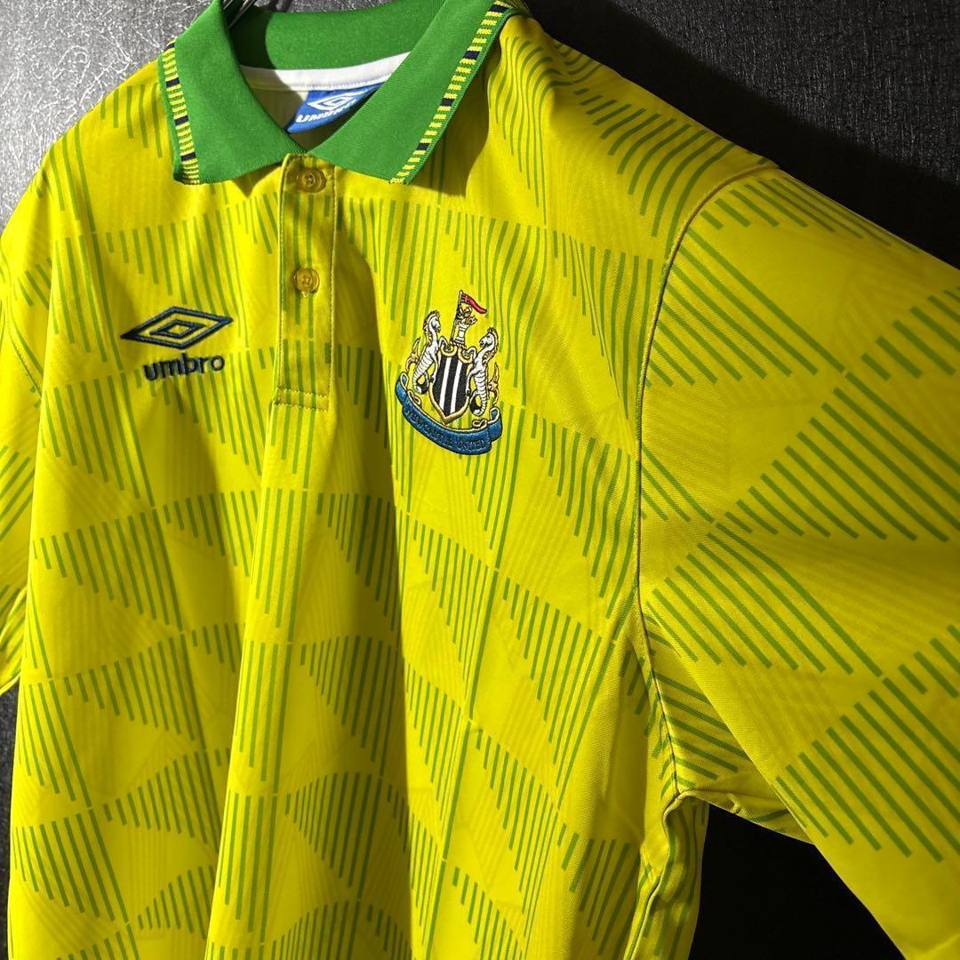 【★ニューカッスル】アンブロ 古着 サッカー ユニフォーム 90年 XL 希少
