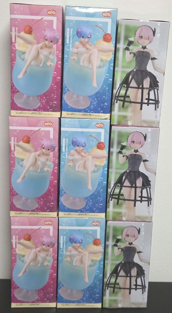 Re:ゼロから始める異世界生活　フィギュア×9個セット　新品未使用品です。