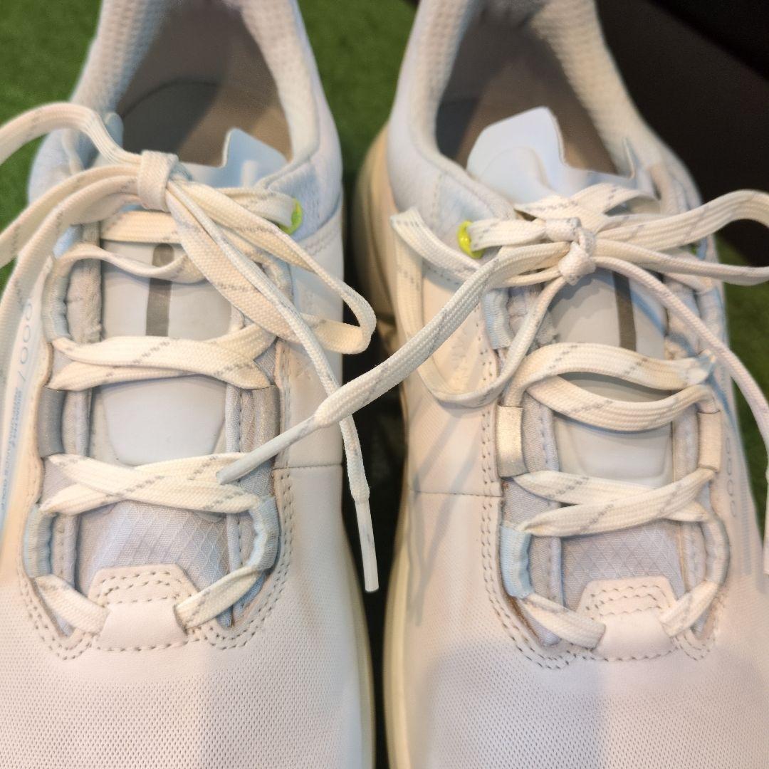 定価35200円 ECCO エコーバイオムH4ゴルフシューズ 40 ホワイト