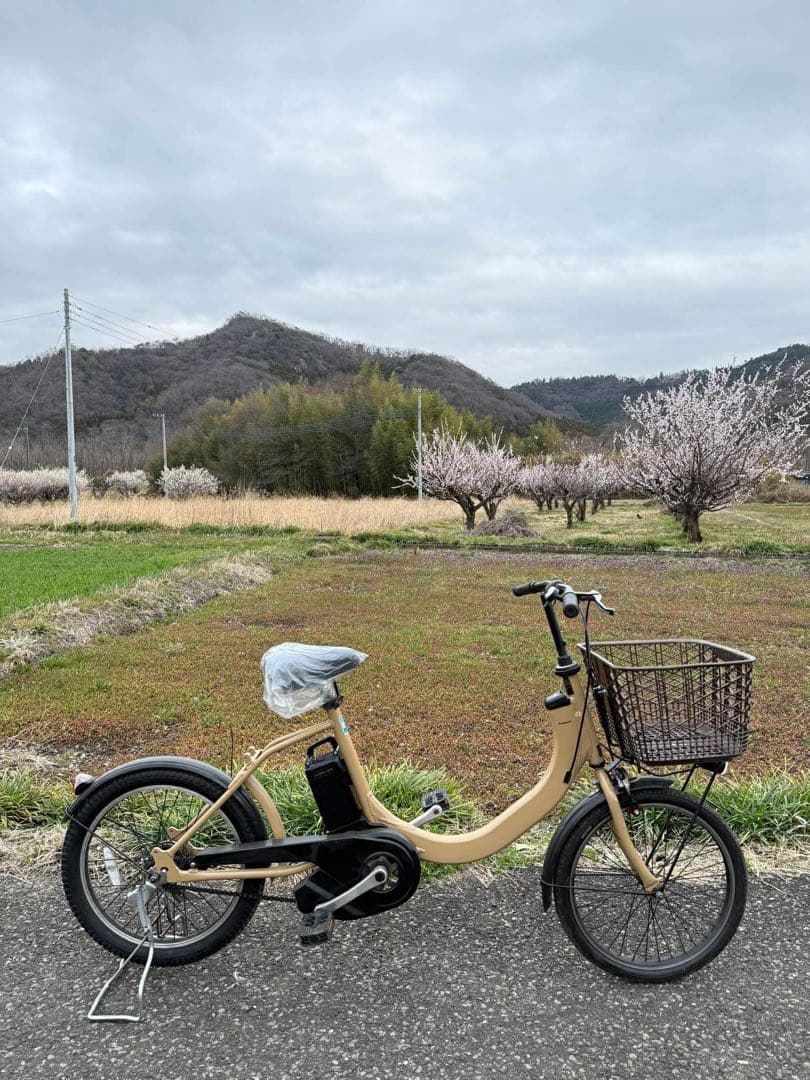 電動アシスト自転車 シティタイプ ベージュ