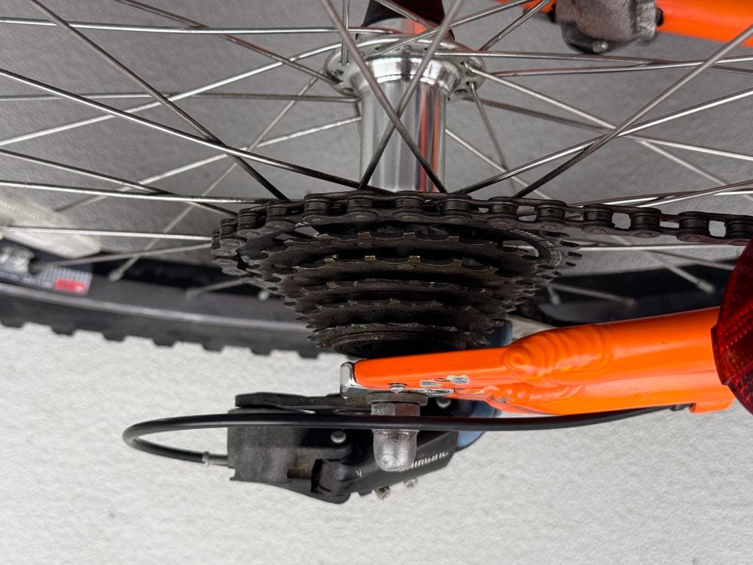 ルイガノ 22インチ 自転車 オレンジ