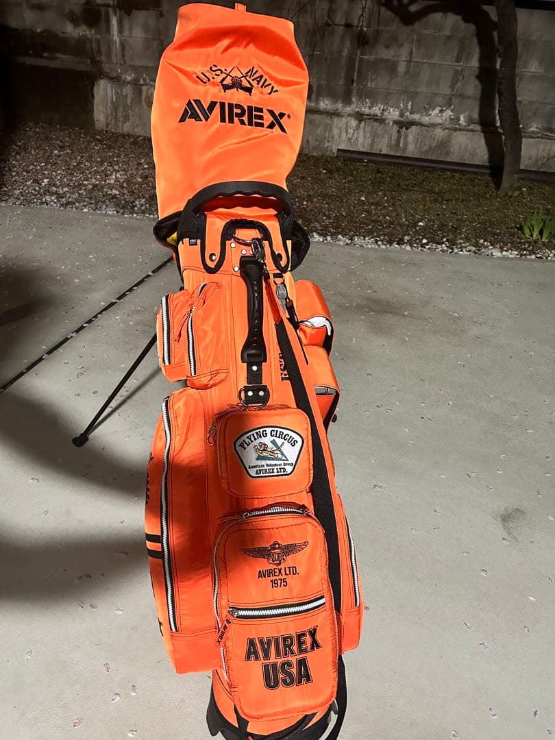AVIREX GOLF アヴィレックスゴルフ 9型 スタンド式 キャディバッグ