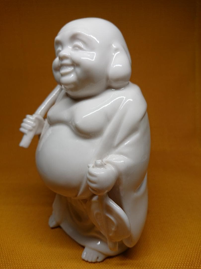【美品】仏教美術　人形　仏像　陶器　置物　インテリア　工芸品　美術品　A2835