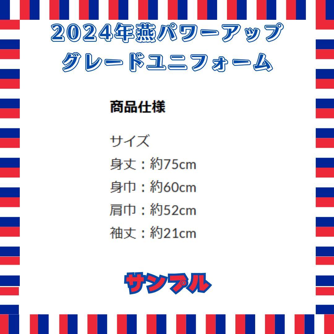 【期間限定品・未開封】2024 燕パワーアップ ユニフォーム　山田哲人