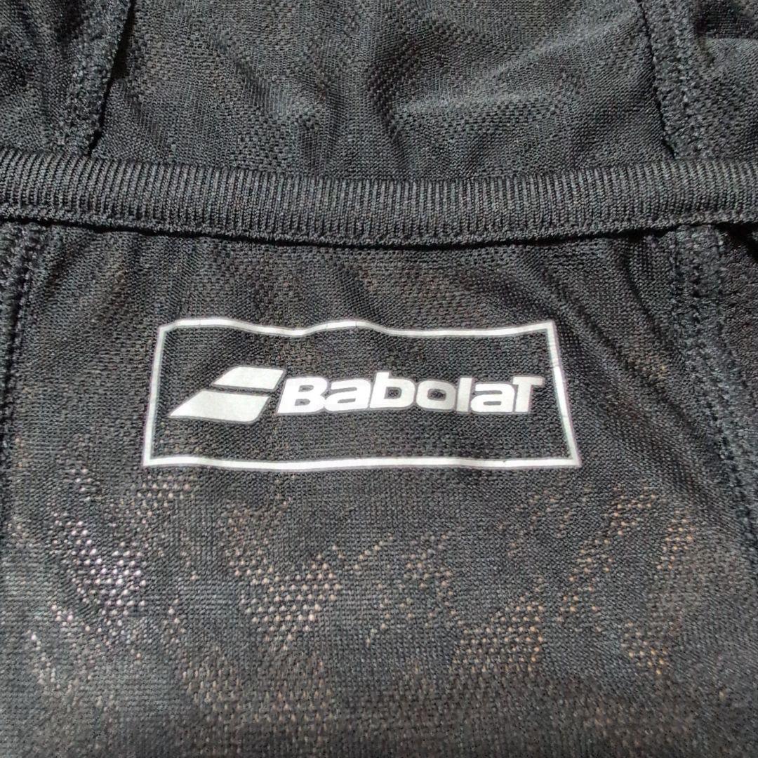 Babolat フード付きメッシュジャージ ブラック