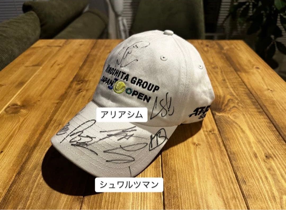 サイン多数！ 木下ジャパンオープン限定 テニスキャップ