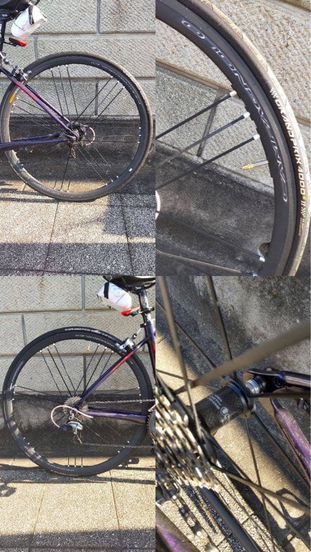 美品アンカーロードバイクBSC-RL8-RD　ホイール　カンパニョーロ　手渡し可