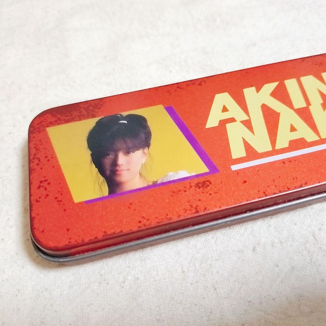 中森明菜 缶 缶ペンケース 昭和 レトロ アイドル 80年代