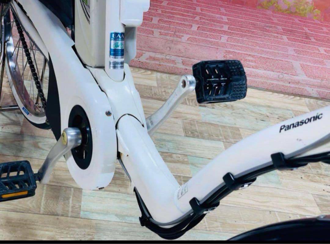 K1990 電動自転車パナソニック子供乗せ 26インチ 8.9Ah ホワイト