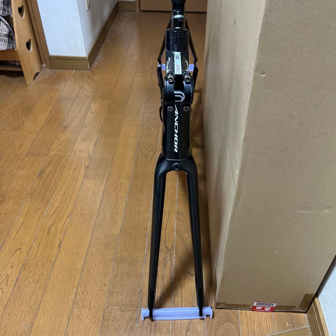 ANCHOR RS6 ロードバイクフレーム ブラック/レッド