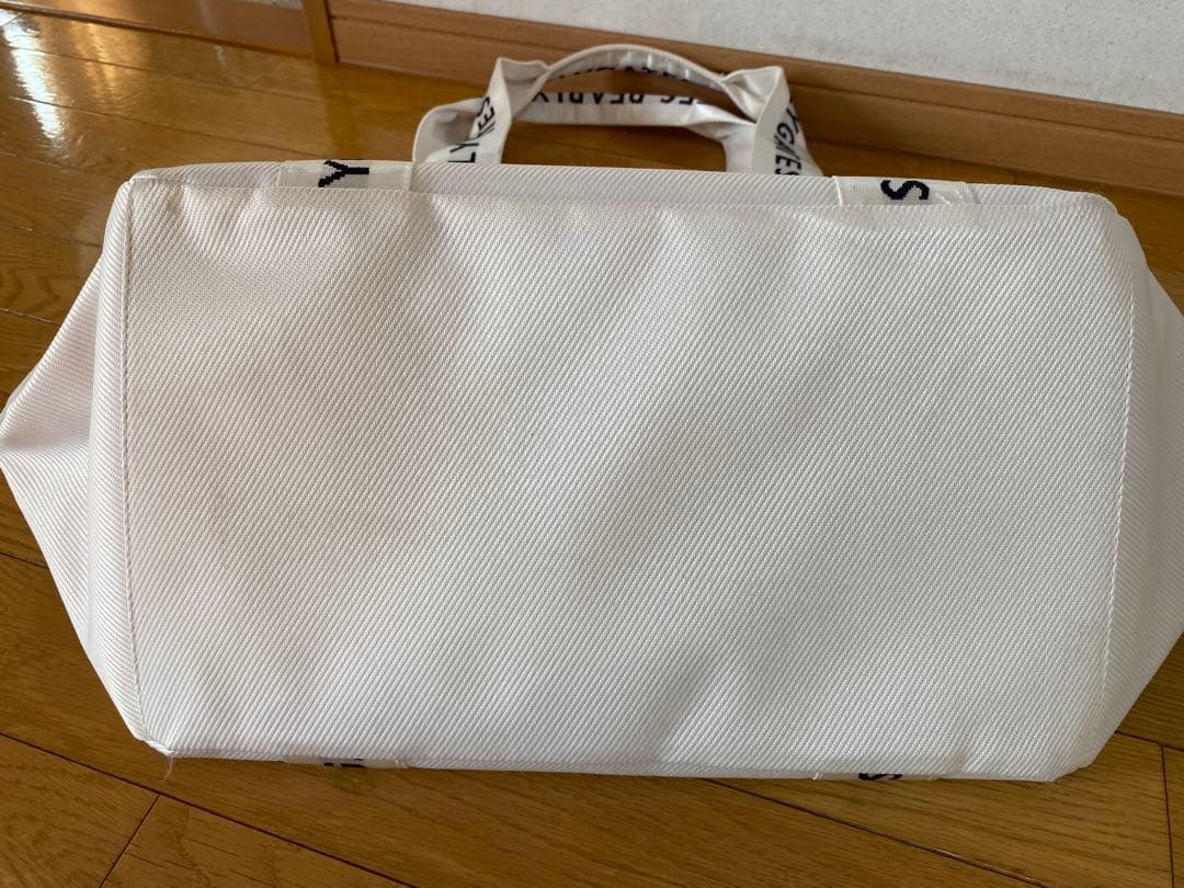 PEARLY GATES トートバッグ 大容量ホワイト
