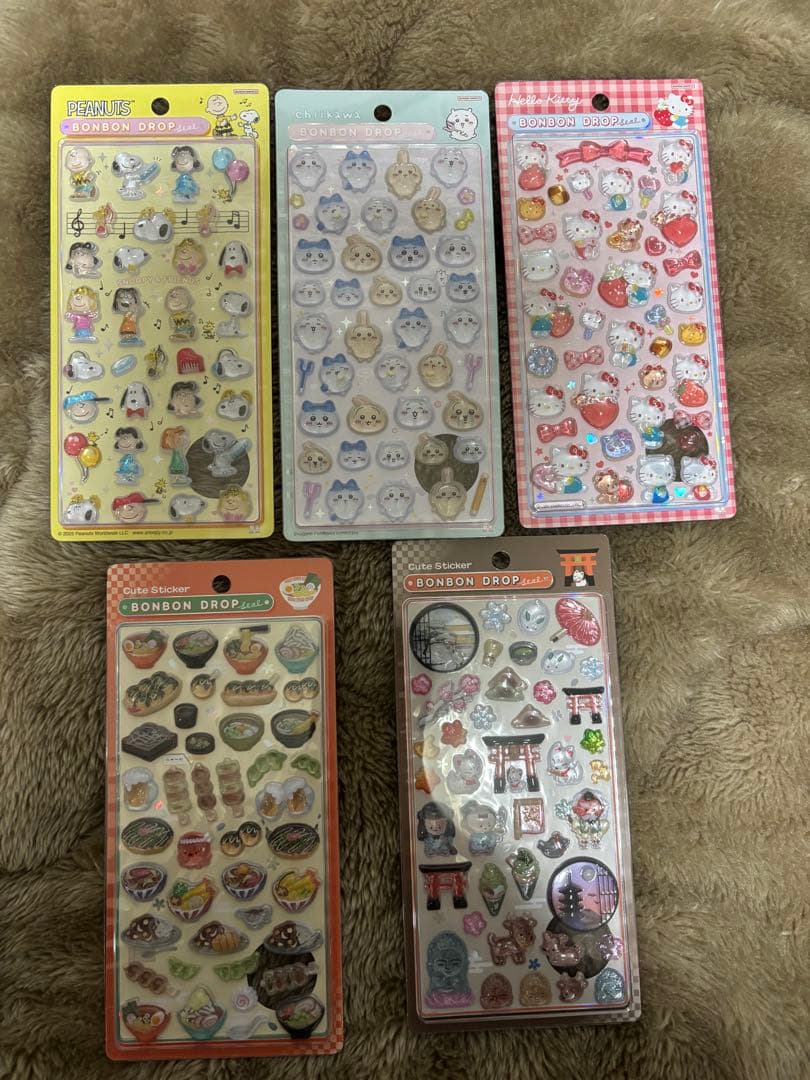 【国内正規品】 ボンボンドロップシール 5種セット