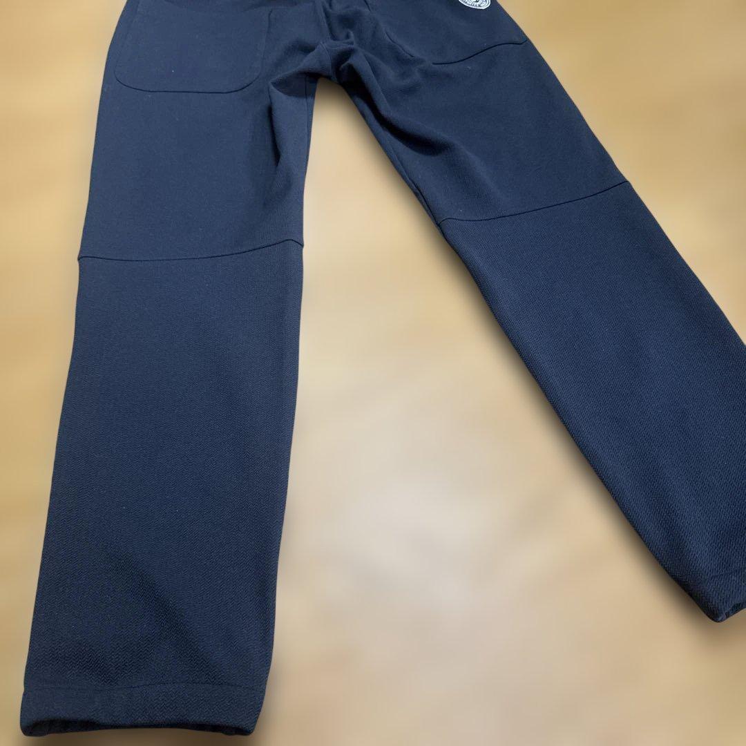 【美品】PGロゴ付きダークネイビーゴルフパンツ