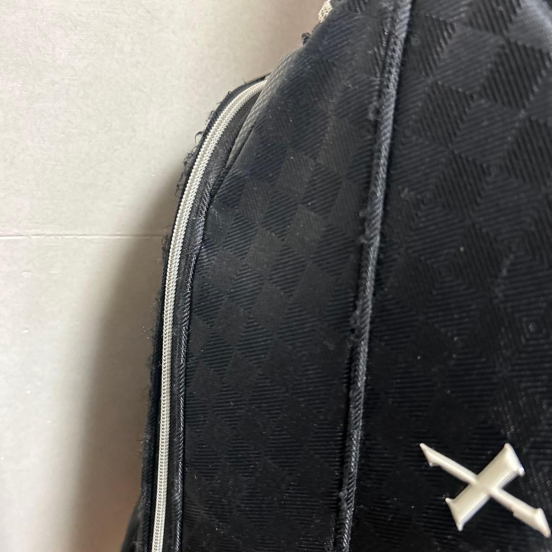 XXIO チェック柄 キャディバッグ 黒　ゼクシオ