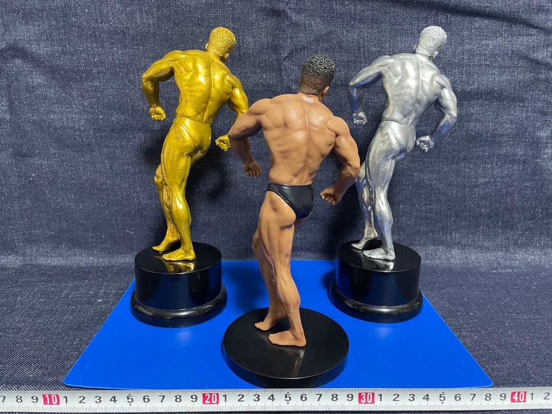 (筋肉)なかやまきんに君&なかやま銀に君&なかやま金に君　　フィギュア