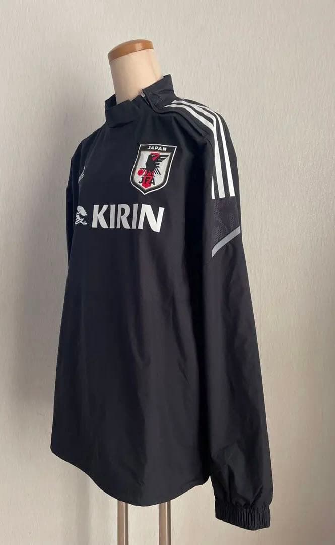 アディダスJFA 日本代表 KIRINウィンドブレーカー 黒 XOサイズ