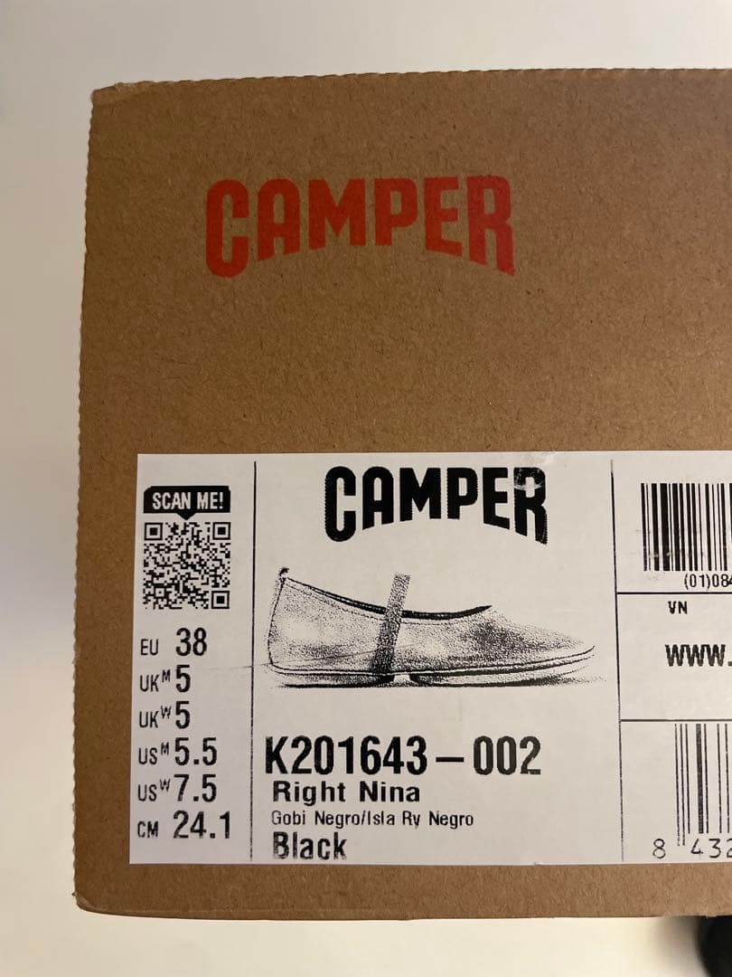 CAMPER カンペール　ライトニナ　 サイズ38 バレエシューズ