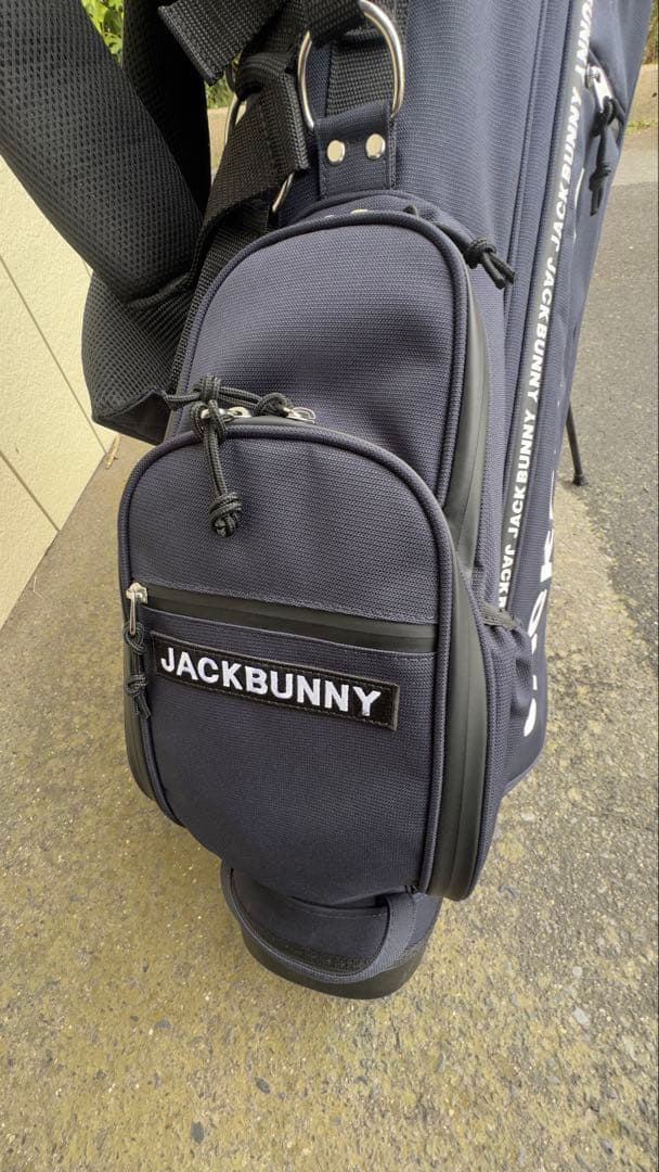 【未使用に近い商品】JACK BUNNY 軽量スタンドバッグ ネイビー