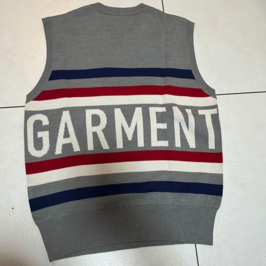 HORN GARMENT Vネックストライプベスト 46