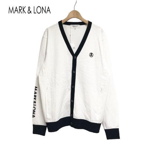 ○★新品未使用　MARK&LONA　マークアンドロナ　カーディガン　48　白