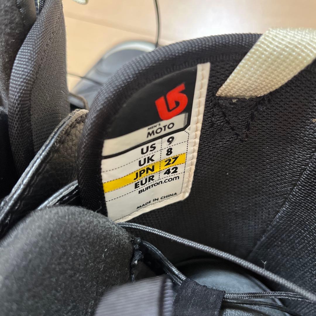 BURTON MOTO 27cm メンズ スノーボードブーツ ブラック バートン