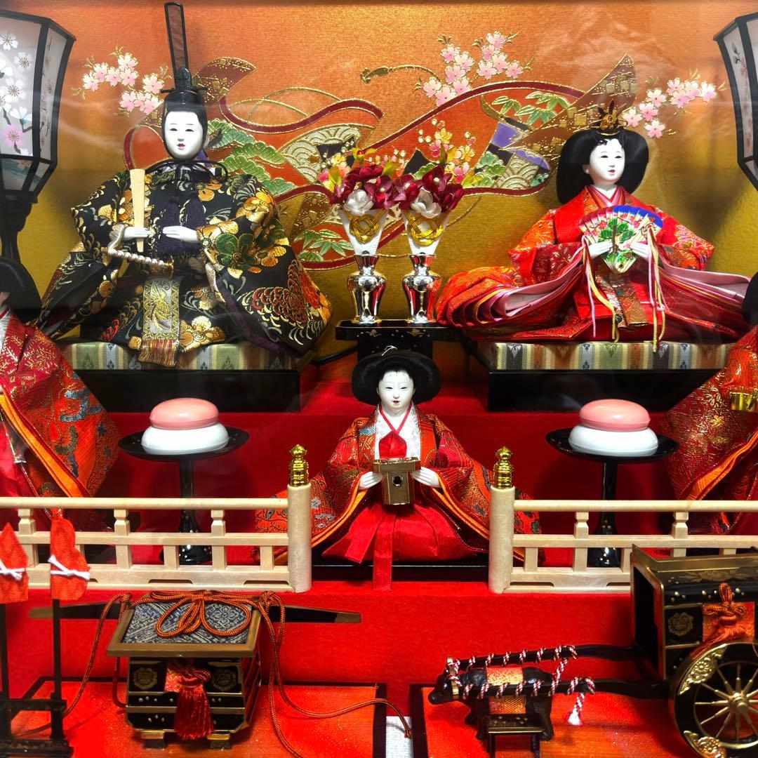 最終値下げ‼️東京久月　ひな祭り ひな人形　オルゴール付き