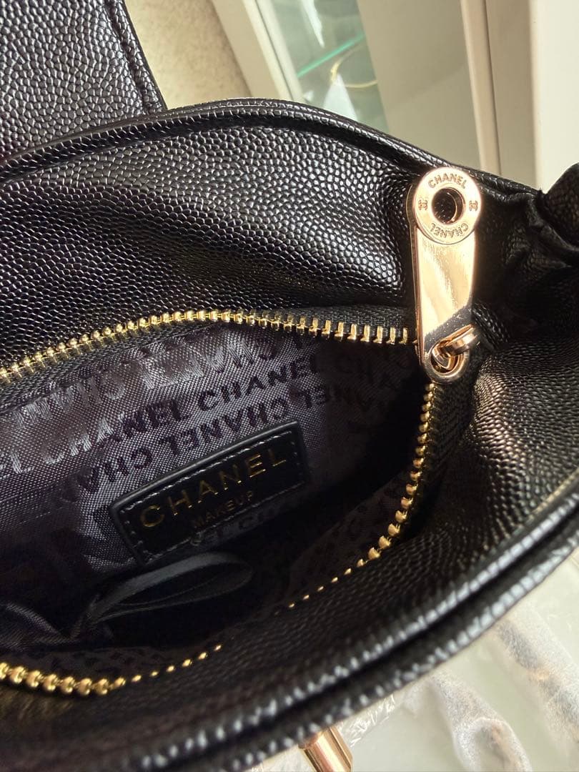 CHANEL CC ロゴブラック　ノベルティキルティングショルダーバッグ