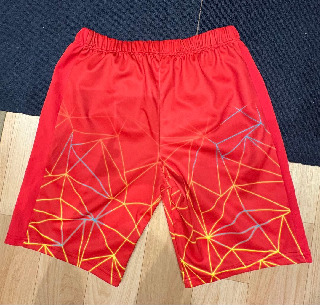 Δ*タ様 YONEX バドミントンパンツ L 赤 幾何学模様