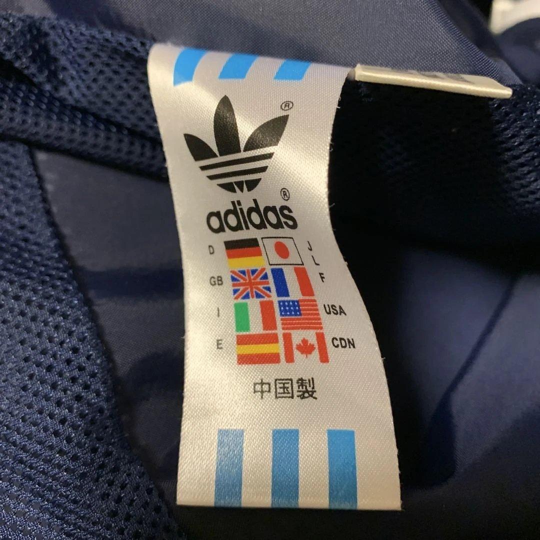 adidas ネイビー ウィンドブレーカー L