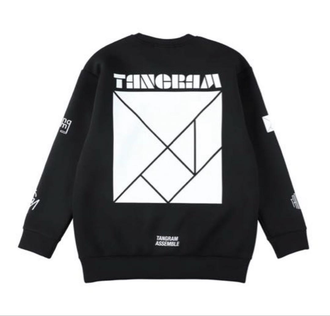 TANGRAM ダブルニットセーター ブラック