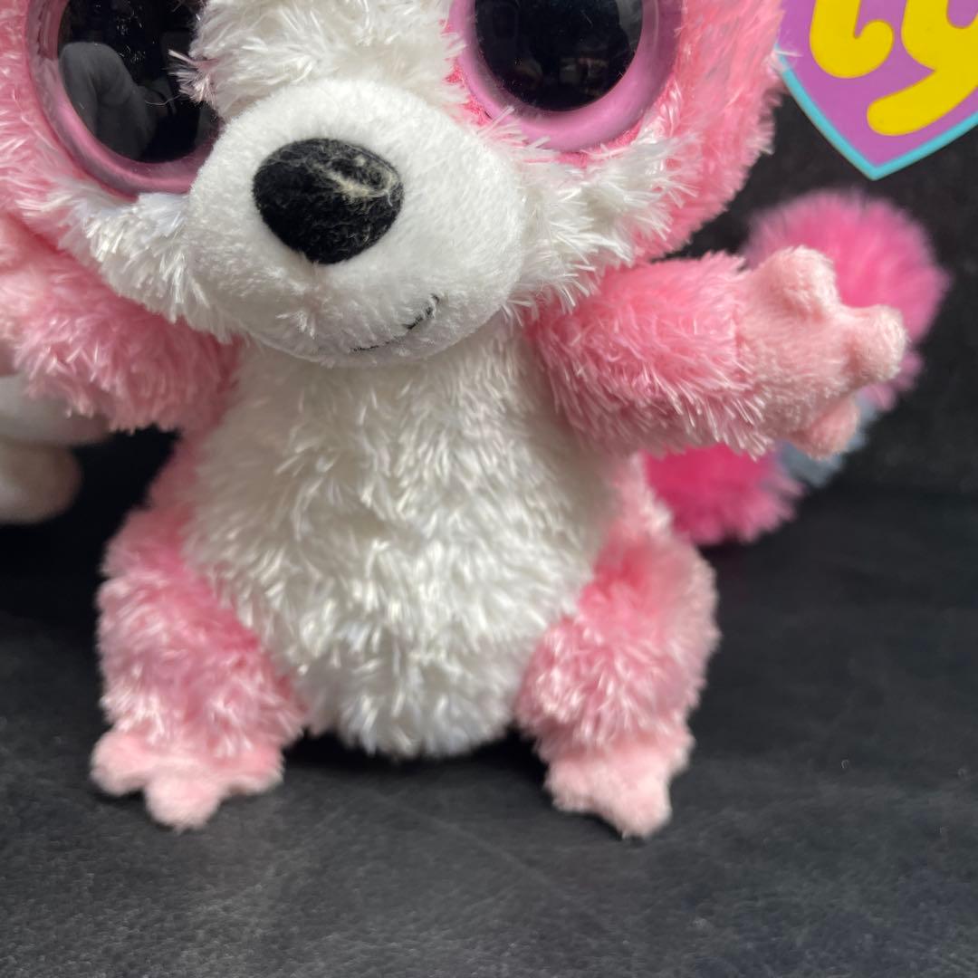 2009年製 Ty Beanie Boos「バブルガム」ピンクのブッシュベイビー