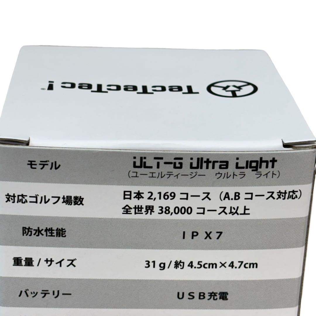 J4169★ 新品　TecTecTec ゴルフGPS距離計 ULT-G