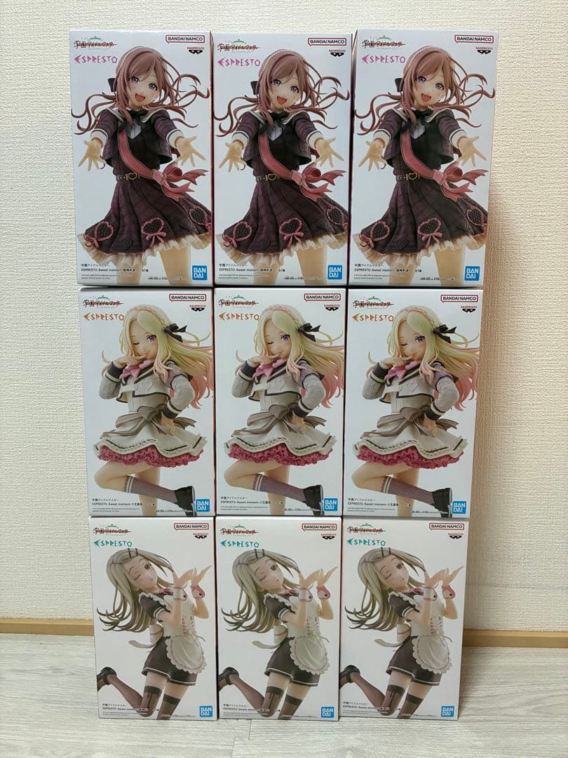 アイドルマスター ESPRESTO 姫咲莉波 十王星南 篠澤広 3体×3セット