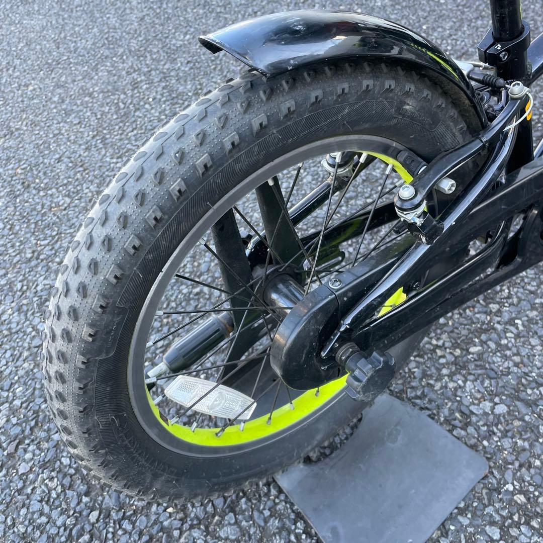 子供用自転車 16インチ Precaliber 身長99-117cm 泥除け付き