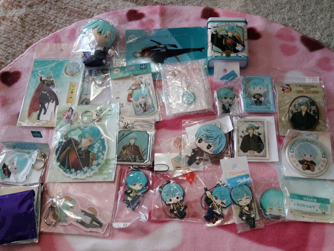 刀剣乱舞 とうらぶ 一期一振 グッズまとめ売り アクキー アクスタ 缶バッジ