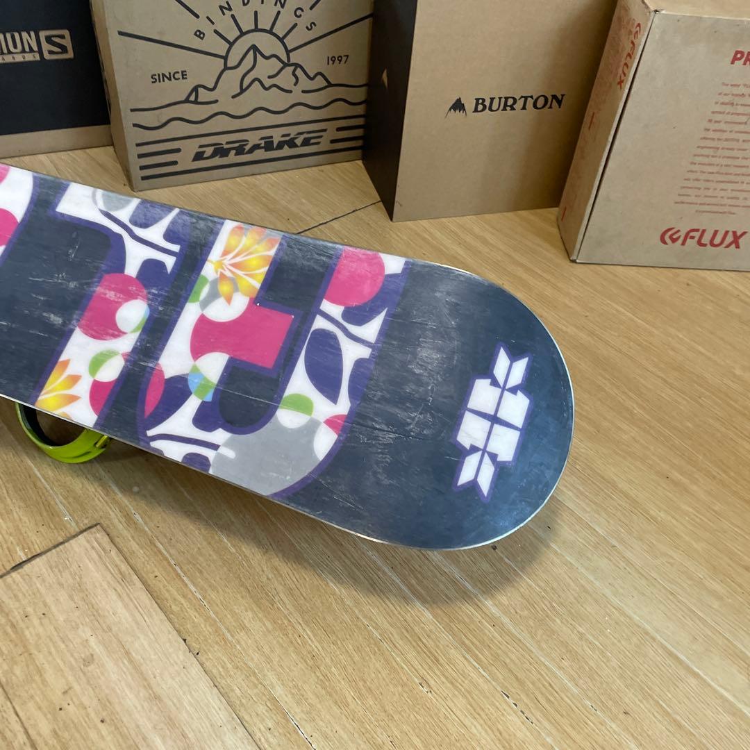 ALLIAN×FLUX　アライアン　フラックスバインディング付スノーボードセット