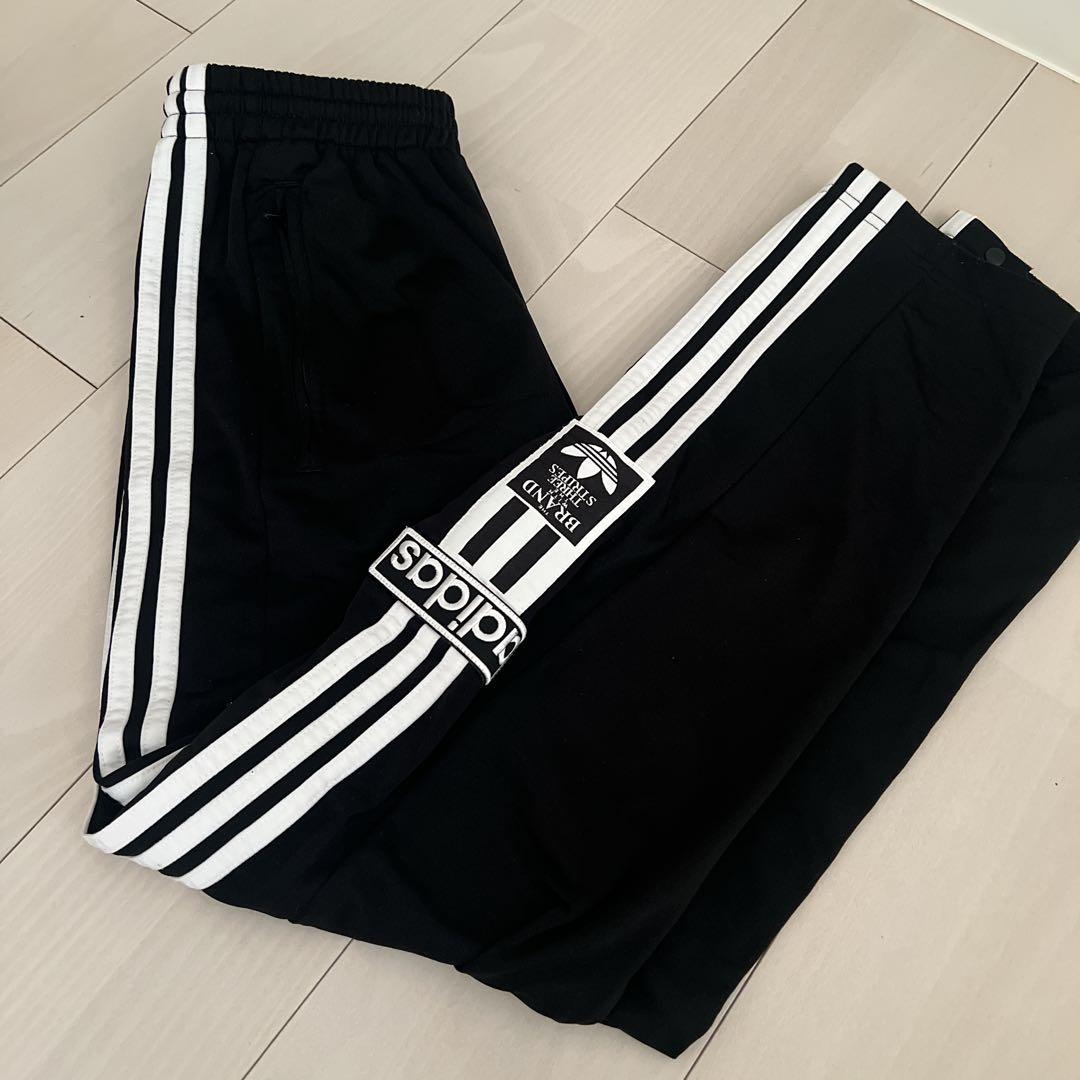 adidas アディダス Adibreak トラックパンツ S スナップボタン
