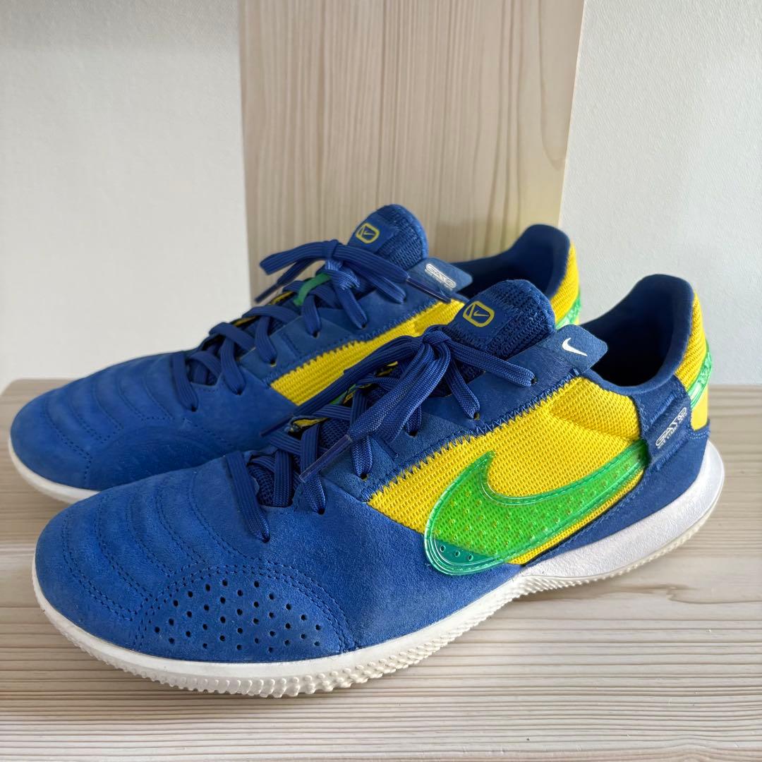 Nike フットサルシューズ ストリートガト　ブラジル　26.5 グリーンブルー