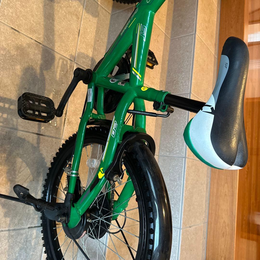シマノ　自転車　キッズ　20インチ　グリーン