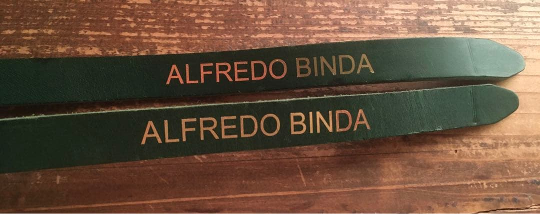 ALFREDO BINDA アルフレッドビンダ ストラップ グリーン