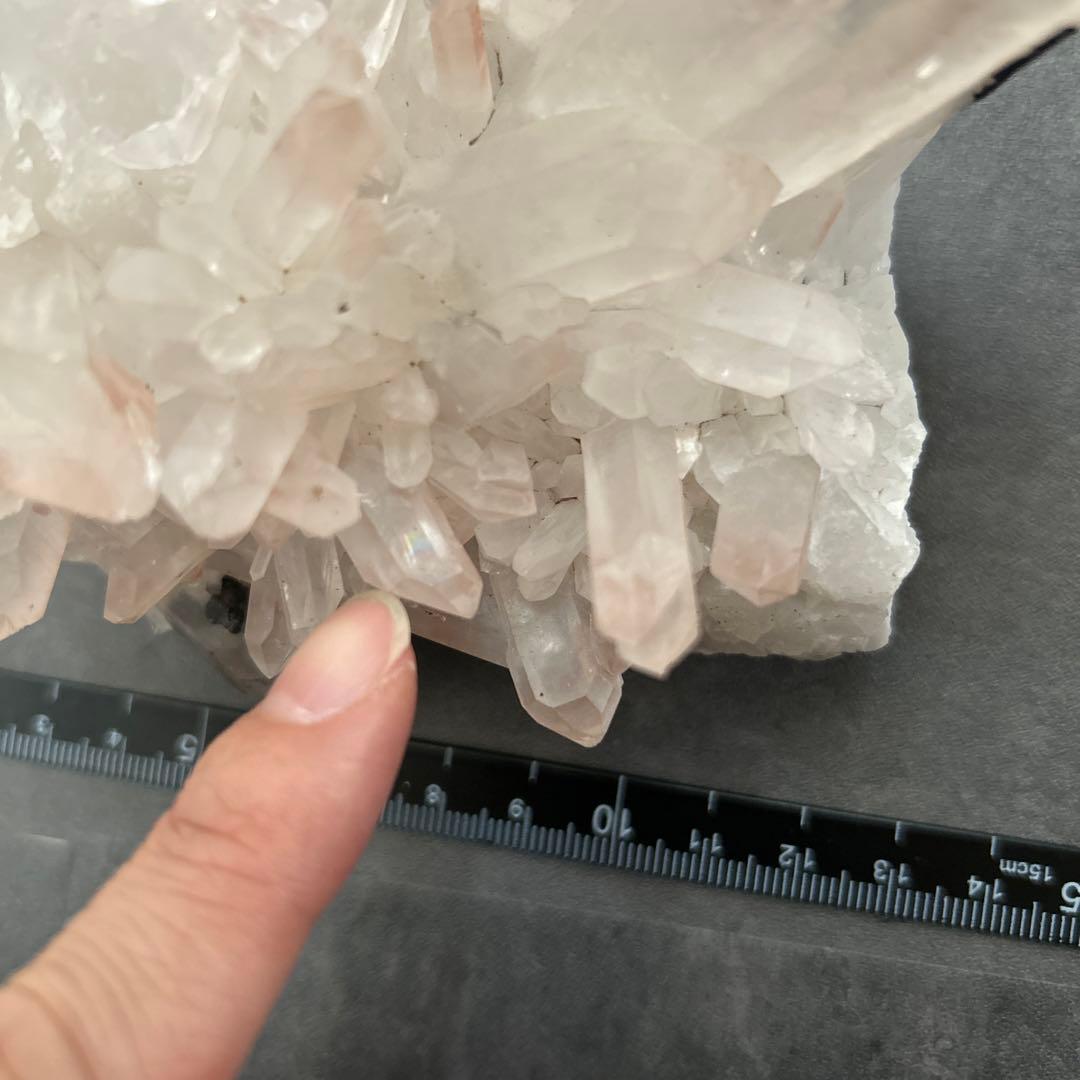 天然石　マニカラン水晶　インド産　クラスター