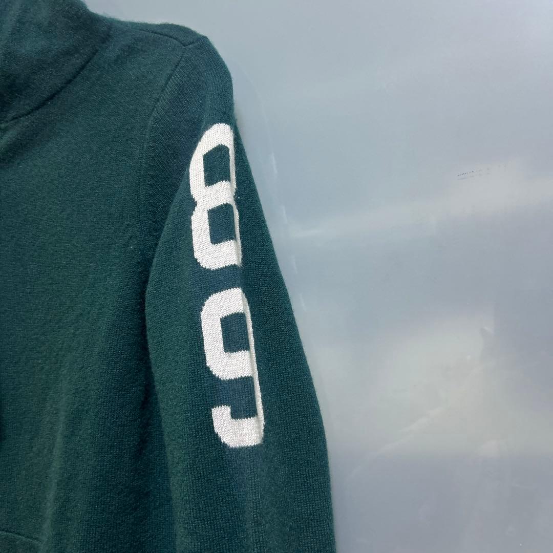 パーリーゲイツ⭐️ダークグリーン カシミヤ100%セーター　美品♡最終値下げ❗️